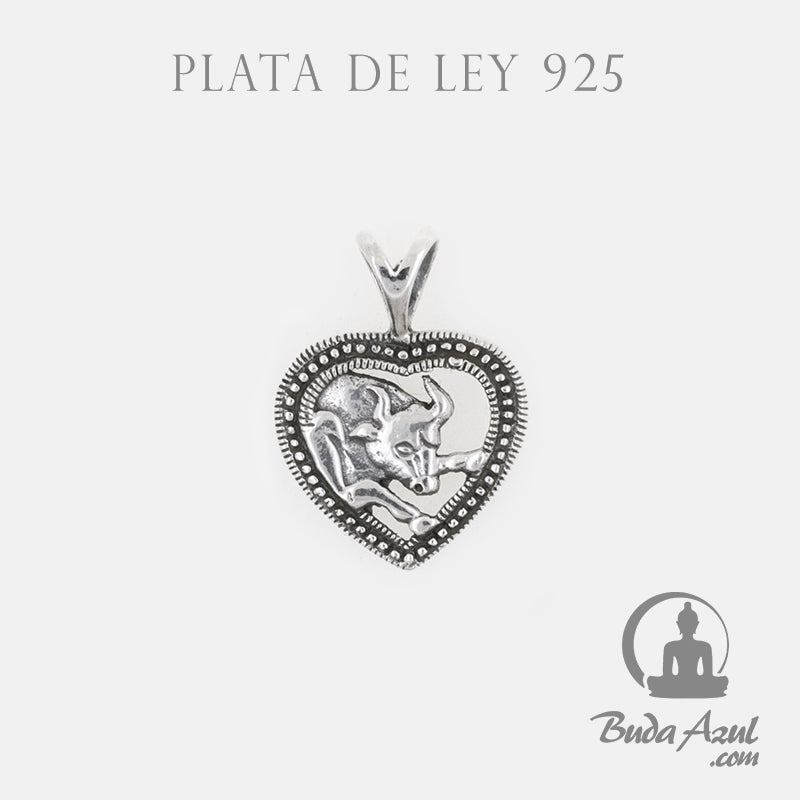 Colgante Plata de Ley 925 HOROSCOPO TAURO REF. 490