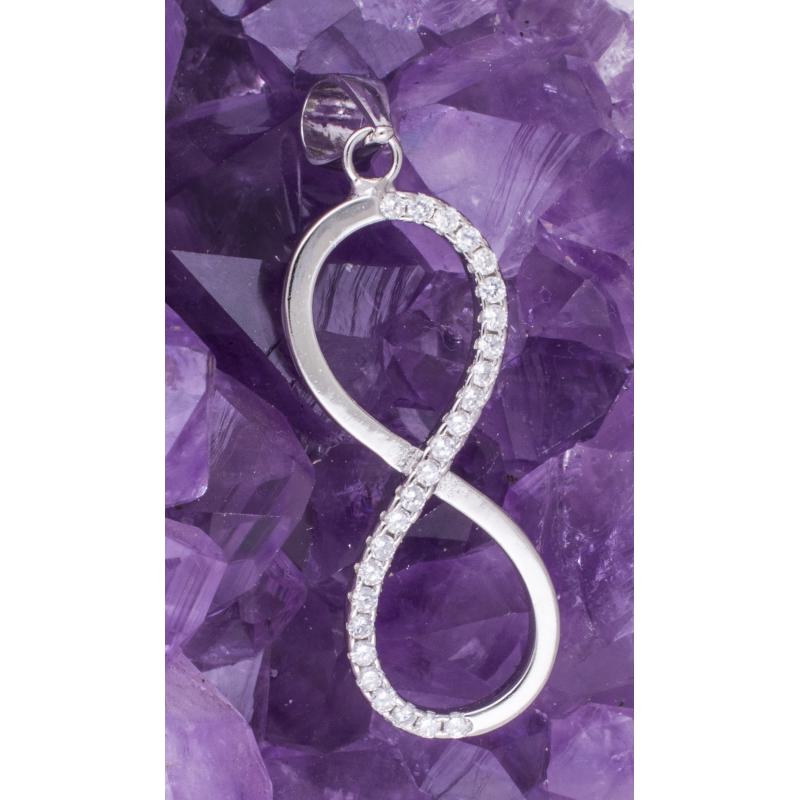 Colgante Plata INFINITO CIRCONITAS GR. REF. 590