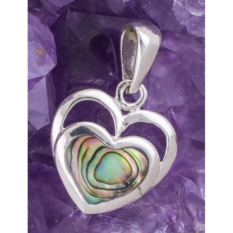 Colgante Plata DOBLE CORAZON AVALON REF59