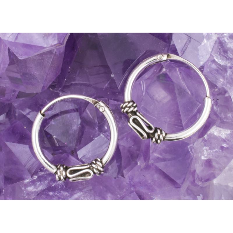 Argollas Plata de Ley 925 12 mm CELTA MOD2 REF 190