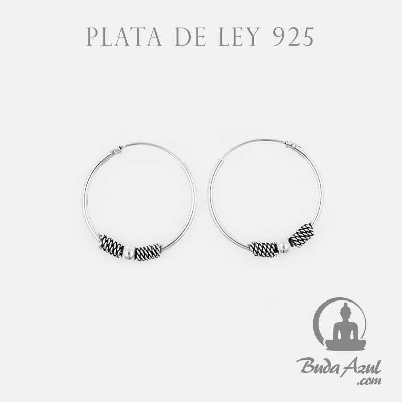 Argollas Plata de Ley 925 20 mm CELTA REF. 290