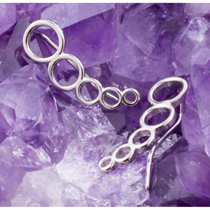 Pendientes Plata de Ley 925 CIRCULOS REF. 590