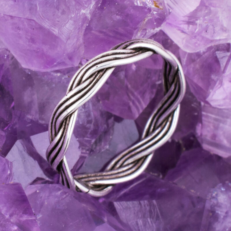 Anillo Plata de Ley 925 TRENZADO REF. 390