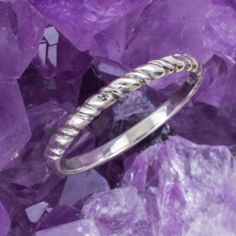 Anillo Plata de Ley 925 ENLAZADO REF. 390