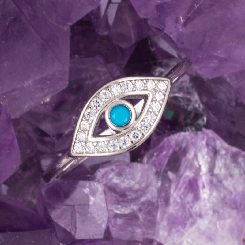 Anillo Plata OJO CIRCONITAS REF. 490