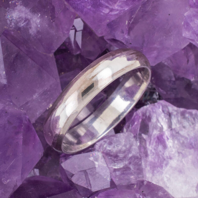 Anillo Plata de Ley 925 LISO GRANDE REF. 490