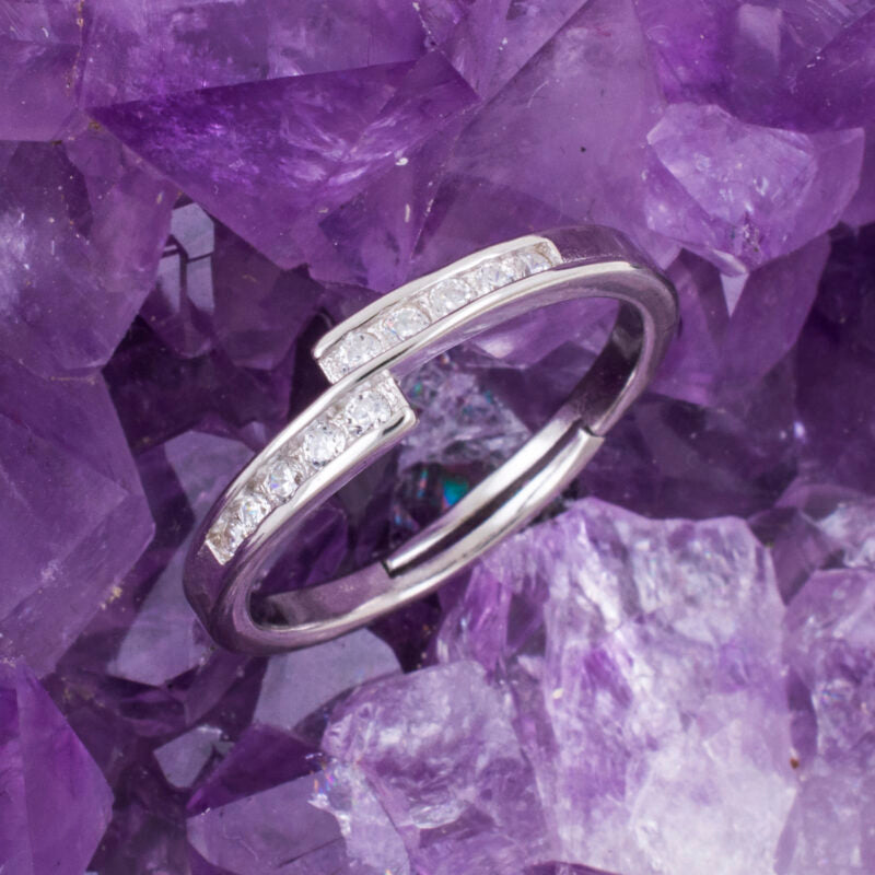 Anillo Plata LAZO CIRCONITAS REF. 590