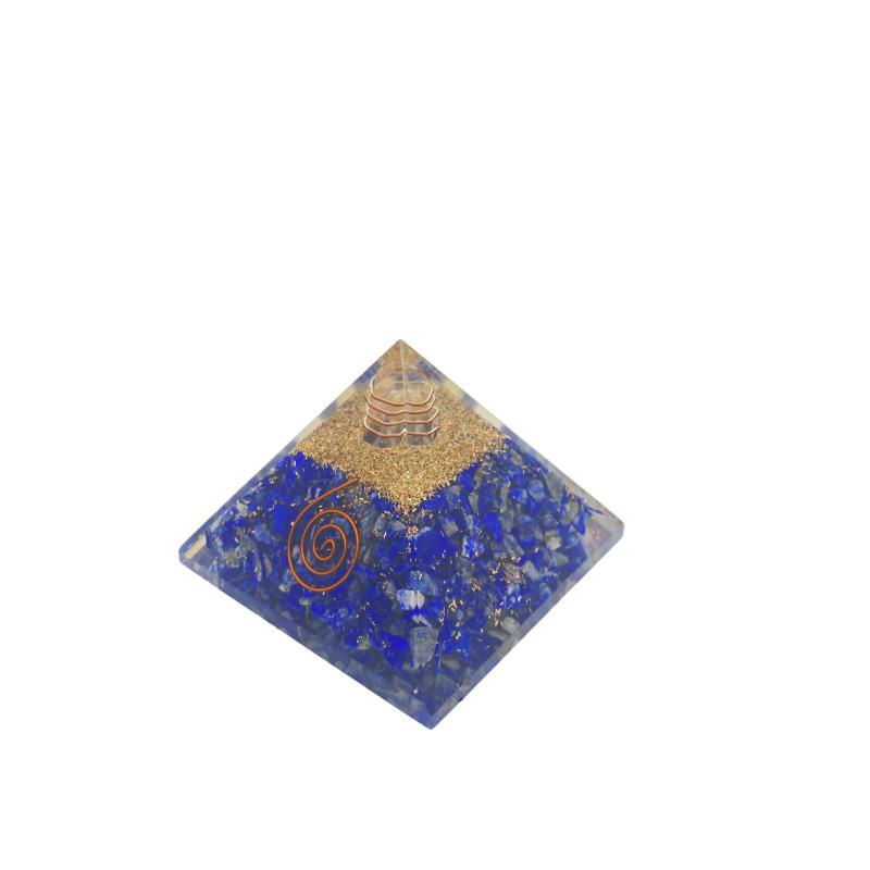 PIRAMIDE ORGONITA 75 MM LASPISLAZULI