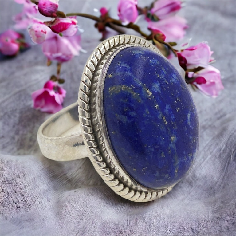 Anillo Plata LABRADO MINERAL LAPISLAZULI REF1190