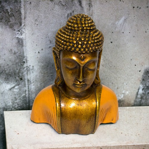 BUSTO BUDA 18 CM REF 590 - 41 - NARANJA
