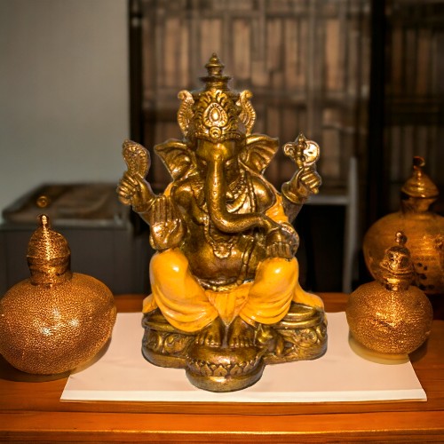GANESH 27 CM REF 990 - 8 - NARANJA