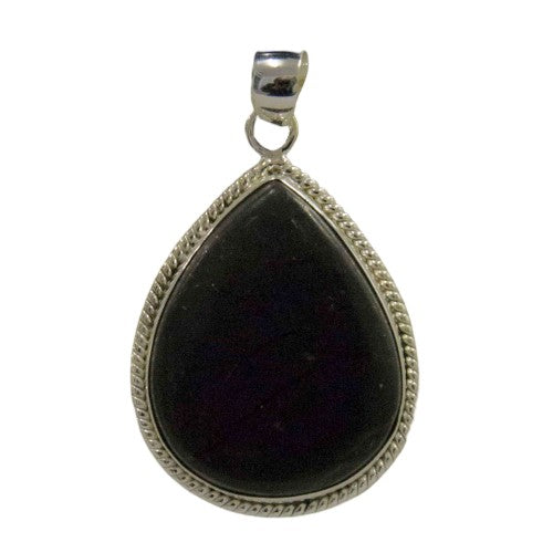 Colgante gota Plata LABRADO SHUNGIT REF1990
