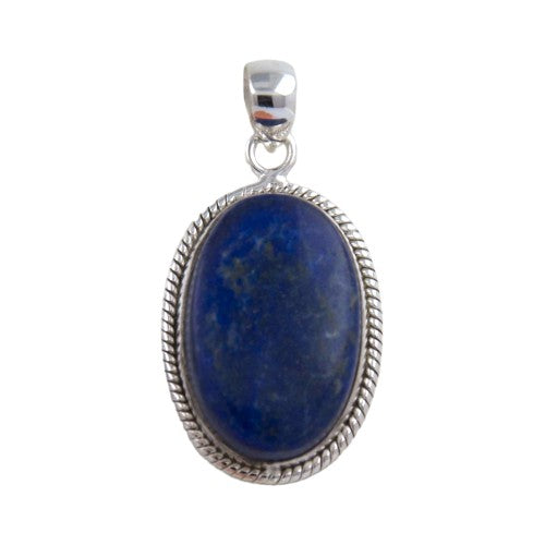 Colgante Oval 45mm Plata LABRA LAPISLAZULI REF1490