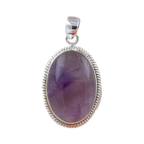 Colgante Oval 45mm Plata LABRA AMATISTA REF1490