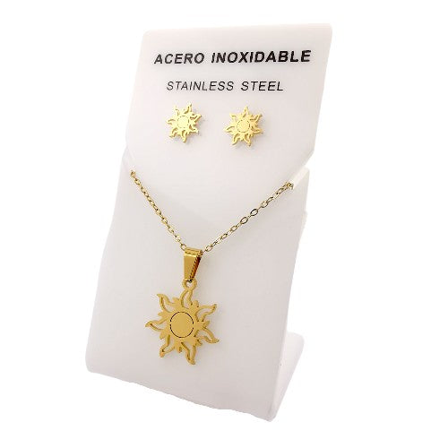 Conjunto Acero Dorado Sol Mod. 43