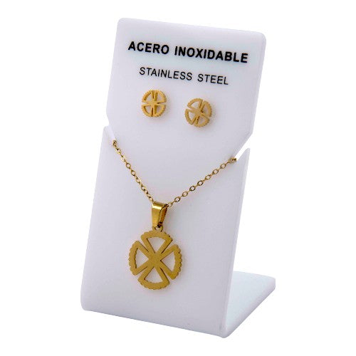 Conjunto Acero Dorado mod. 70