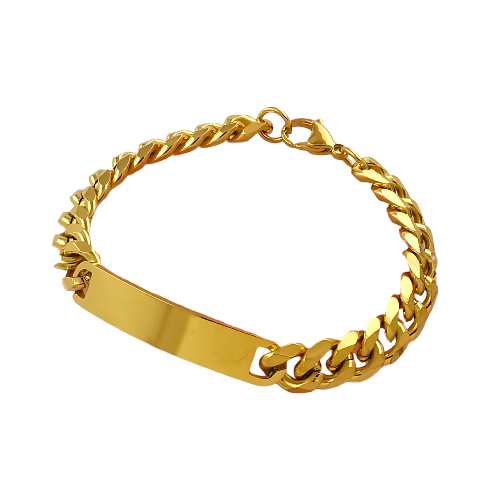 Pulsera Acero Dorado Esclava REF. 6