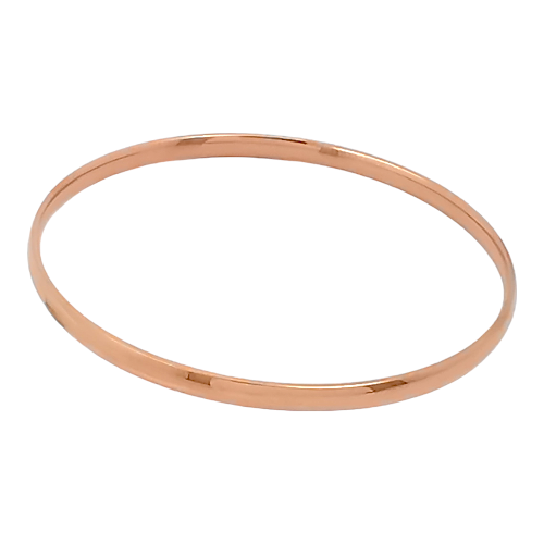 Pulsera Acero Rosado lisa REF. 5