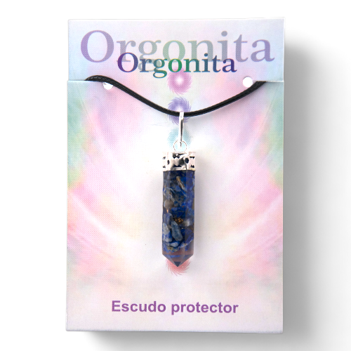 COLGANTE LAPIZ ORGONITA LAPISLAZULI REF 4