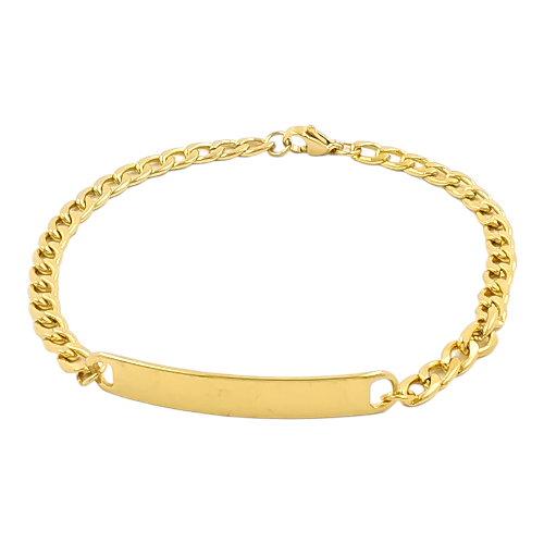 Pulsera Acero Dorado ESCLAVA REF 4
