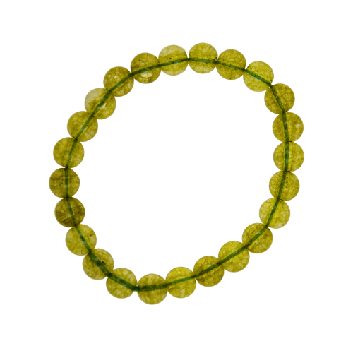 PULSERA MINERAL PERIDOTO 8MM REF. 5