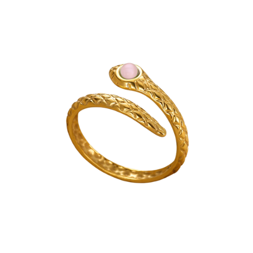 ANILLOS DE ACERO – MOD 03 SERPIENTE MINERAL