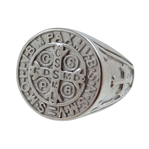 ANILLOS DE ACERO – MOD. 17 CRUZ SAN BENITO