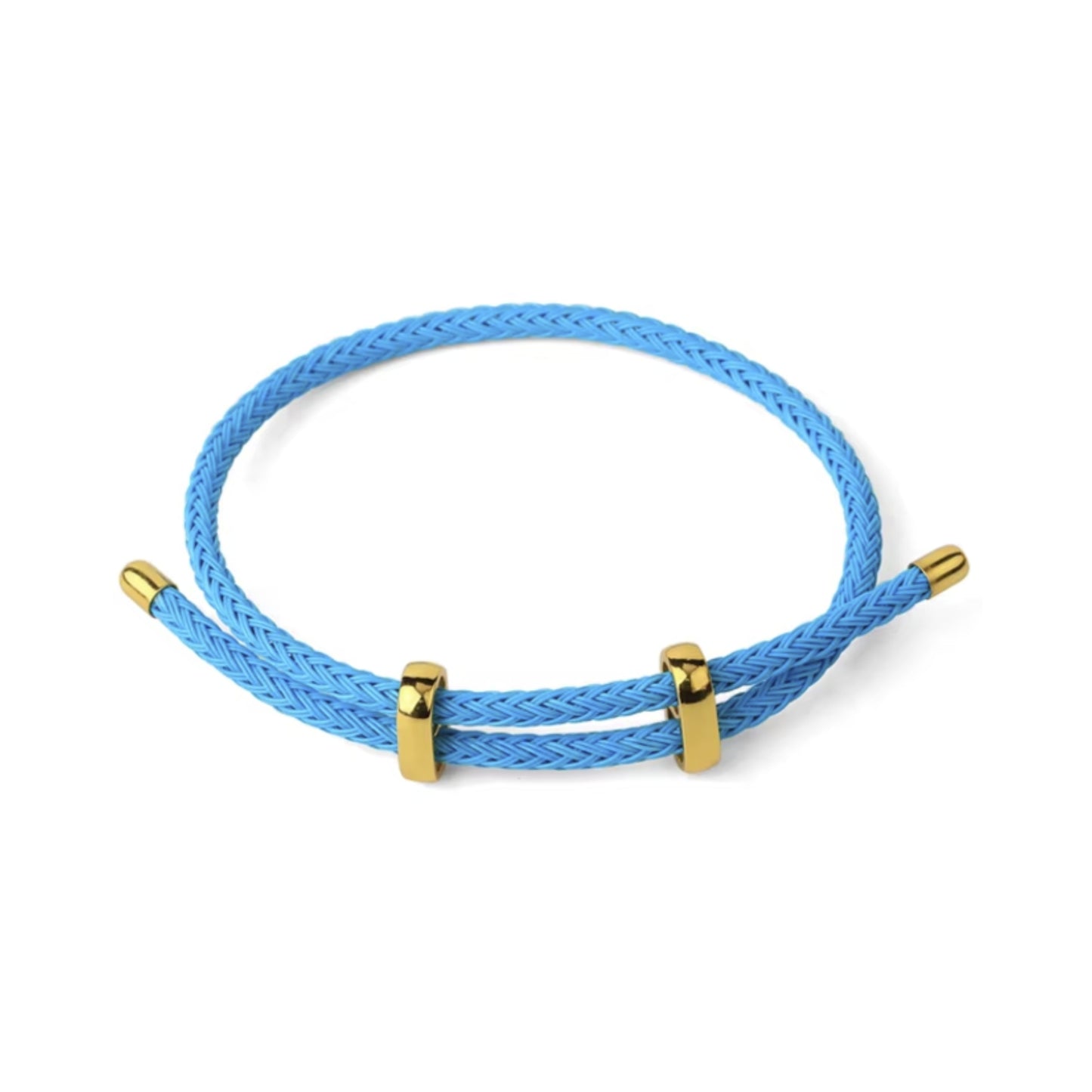 Pulsera cuerda ajustable - Azul