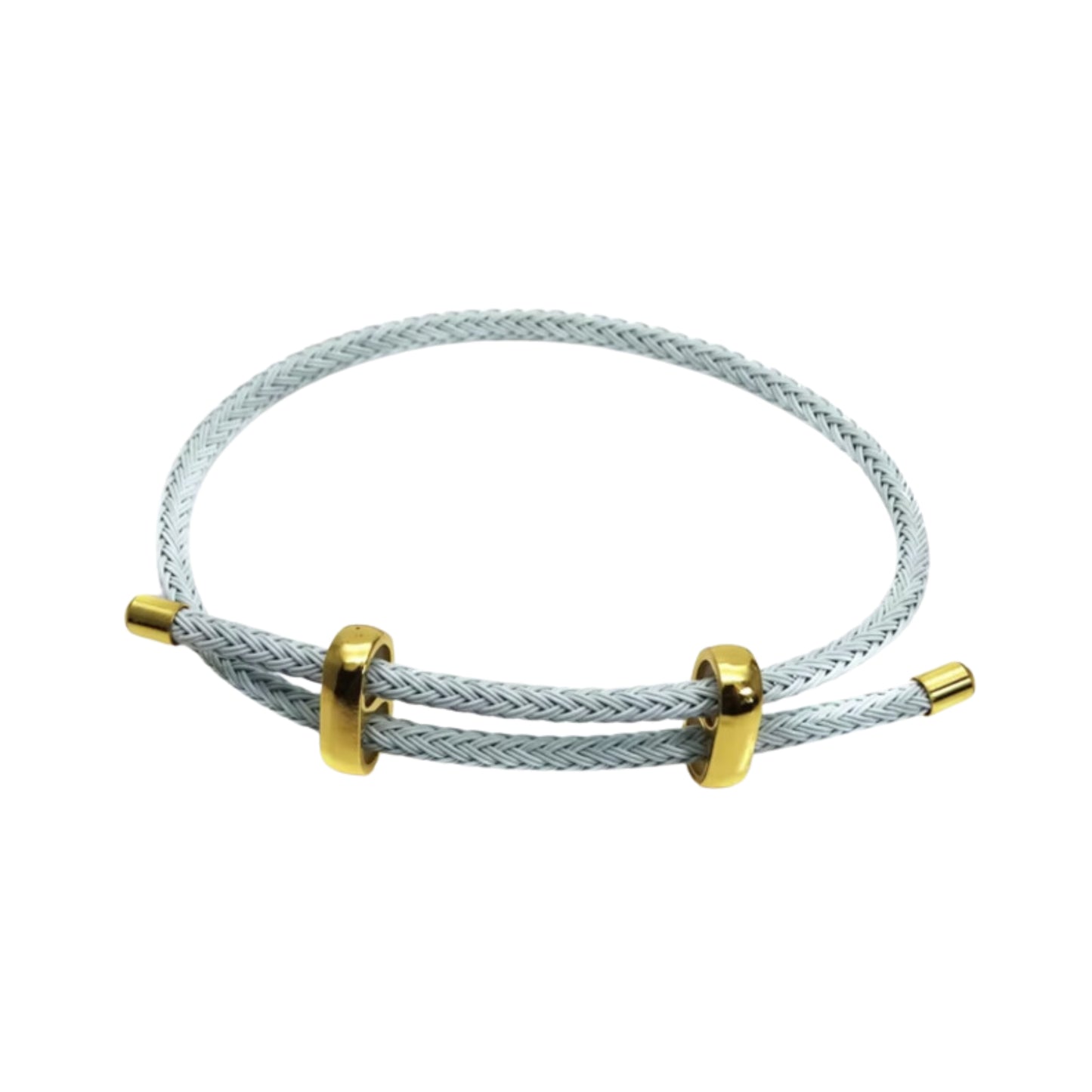 Pulsera cuerda ajustable - Blanca