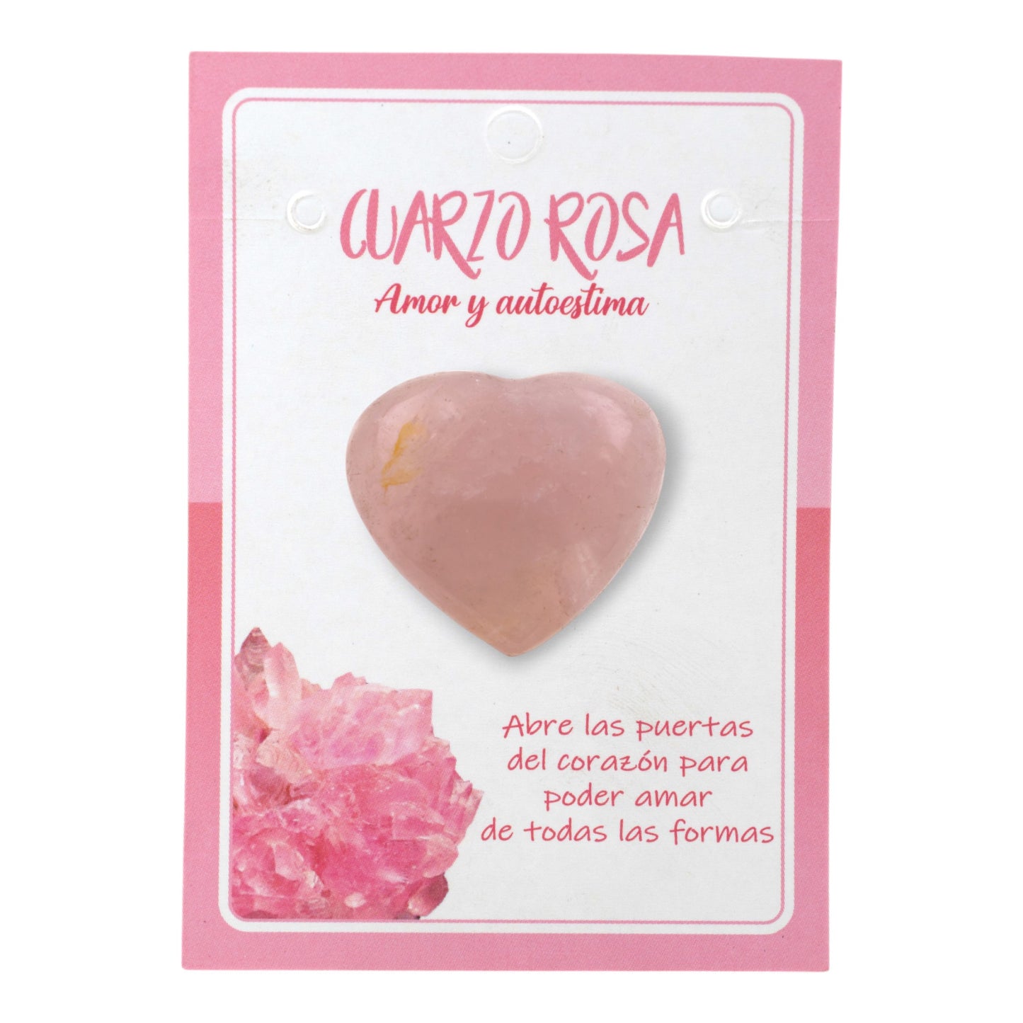 Corazón de Cuarzo Rosa REF 6