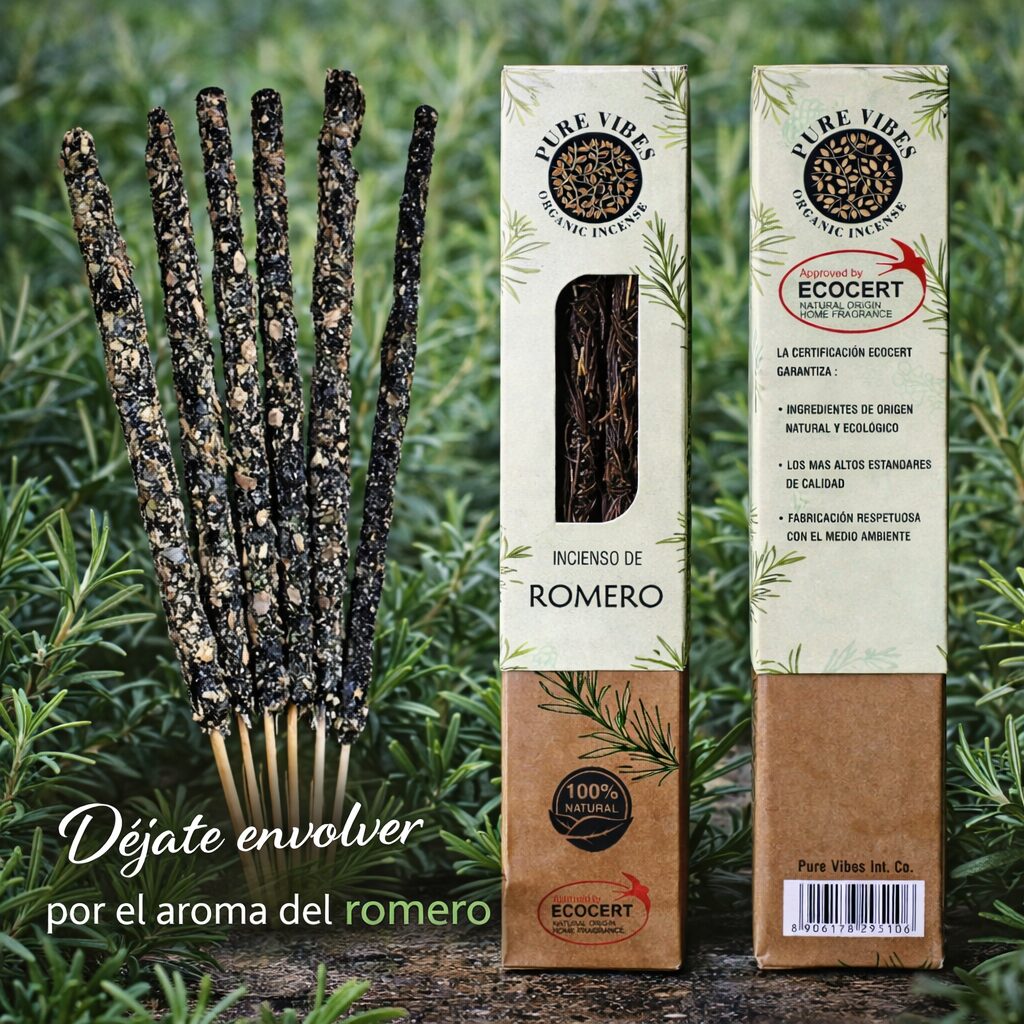 Incienso orgánico Pure Vibes ROMERO