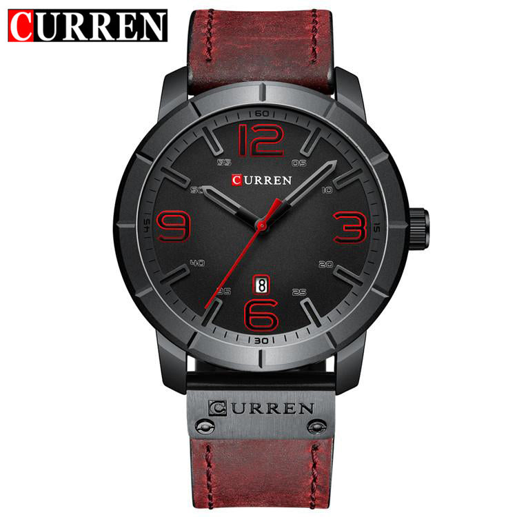 RELOJ CURREN HOMBRE M8327 ROJO-NEGRO