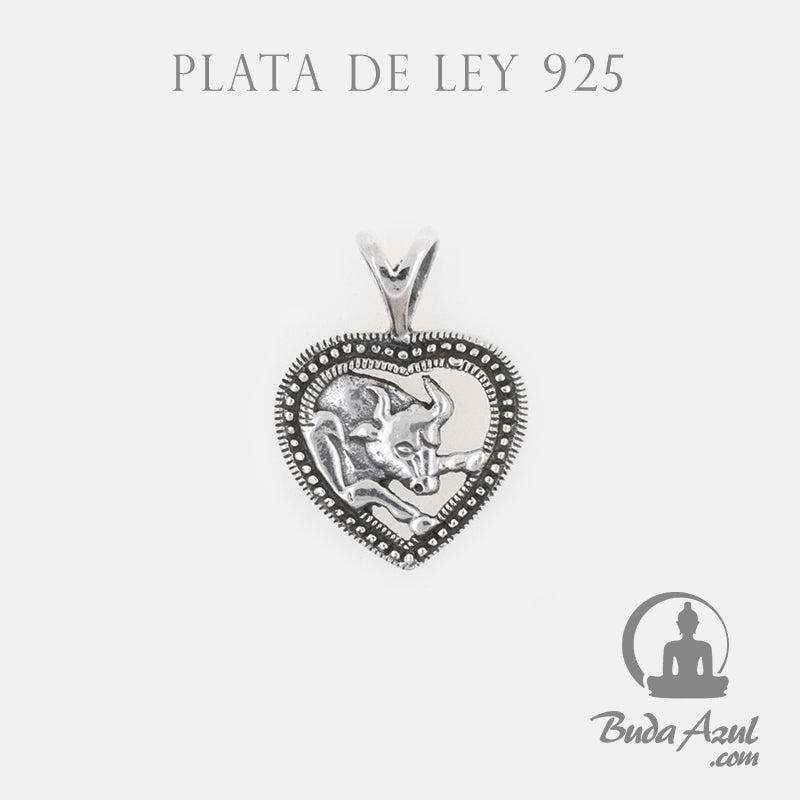 Colgante Plata de Ley 925 HOROSCOPO TAURO REF. 490