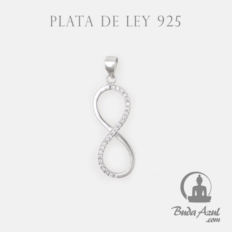 Colgante Plata de Ley 925 INFINITO CIRCONITAS GR. REF. 590