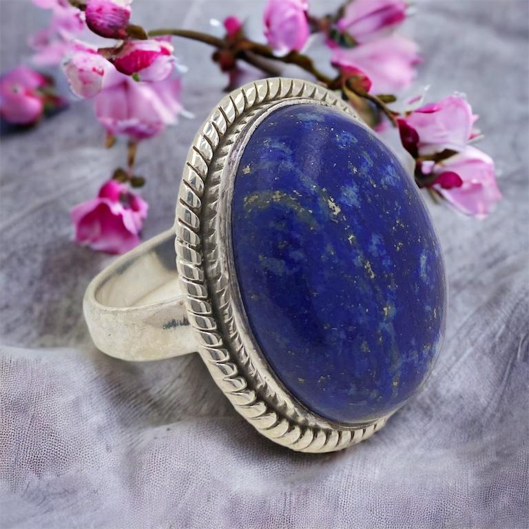 Anillo Plata LABRADO MINERAL LAPISLAZULI REF1190