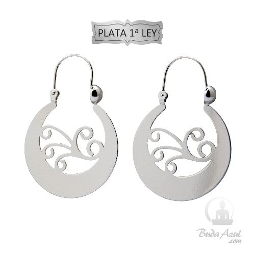 Arete Canario Plata de Ley REF. 1490