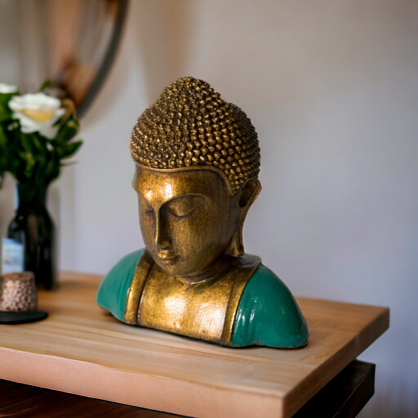 BUSTO BUDA 11 CM REF 290 - 42 TURQUESA