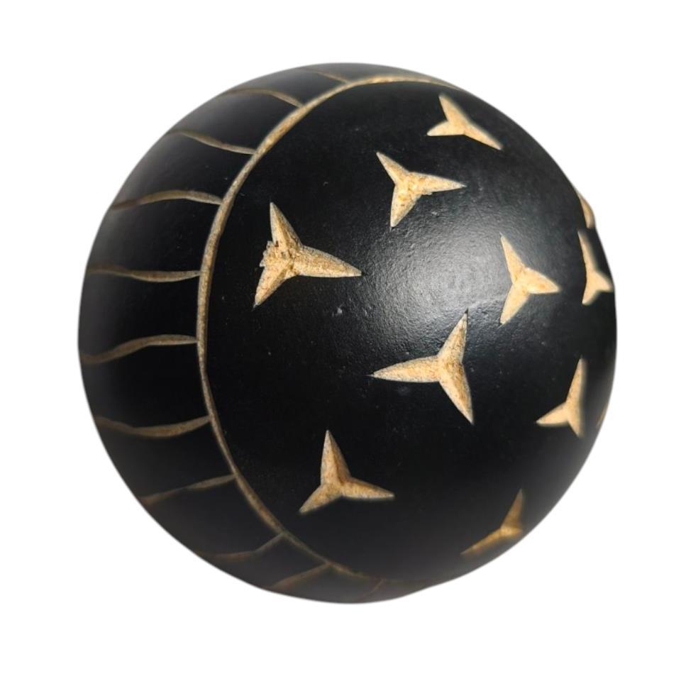 Bola madera 9cms Modelo 2