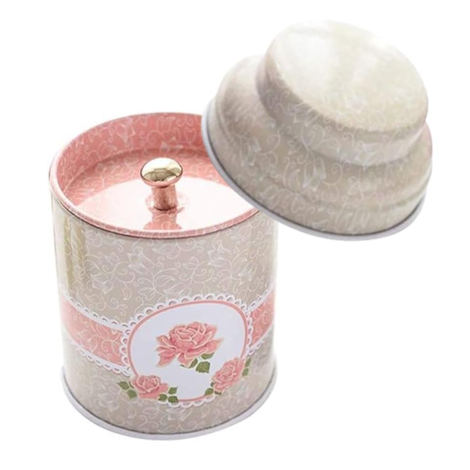 Bote lata con tapa pequeña - Rosa