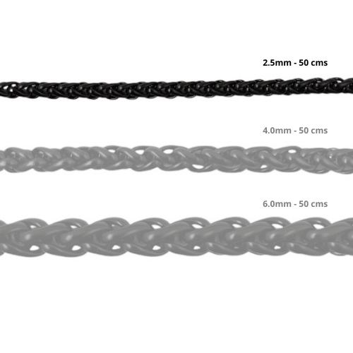 Cadena Acero inoxidable ESPIGA 2.5 - 50CM NEGRO