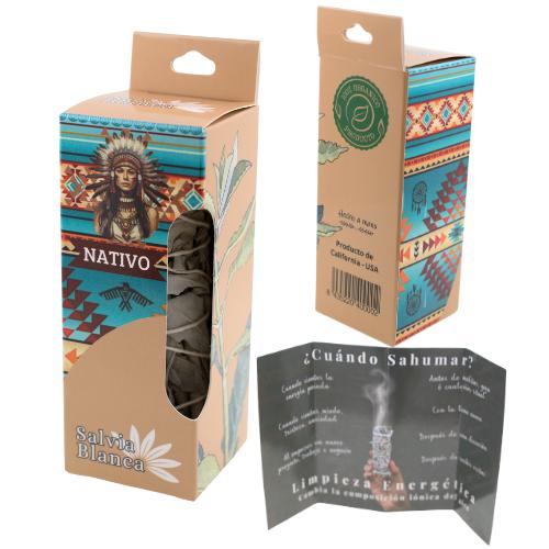 Caja + folleto exclusivo para Atado Salvia Blanca