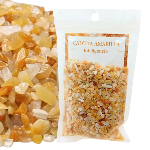 Calcita Amarilla Mineral Chip