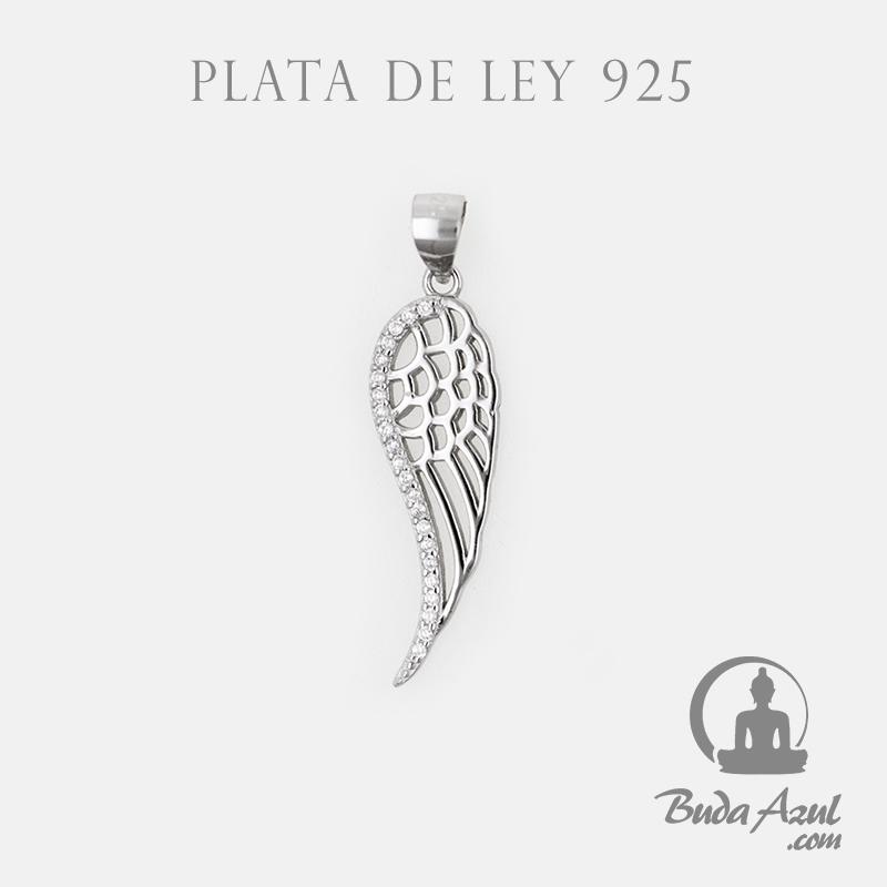 Colgante Plata ALA DE ANGEL CIRCONITAS REF. 390