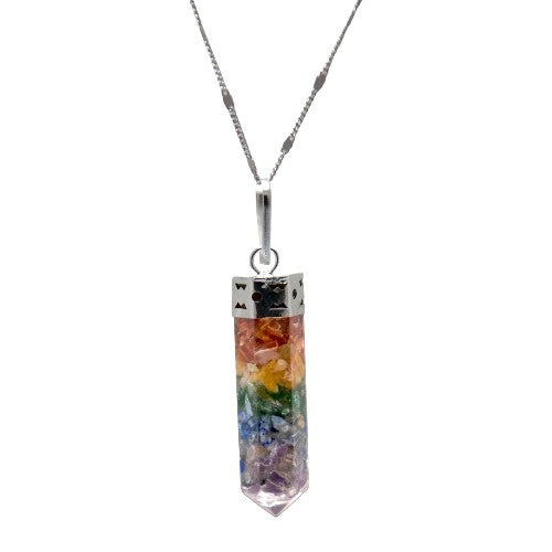 Colgante lápiz de Orgonita 7 chakras REF 150