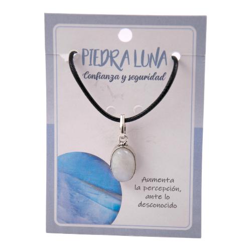 Colgante mineral PIEDRA LUNA REF. 7