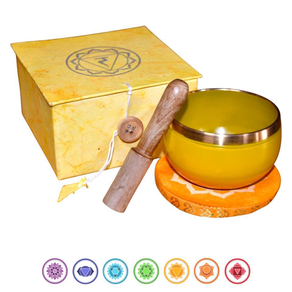 Cuenco Tibetano Chakra PlexoSolar Amarillo BS-250Y