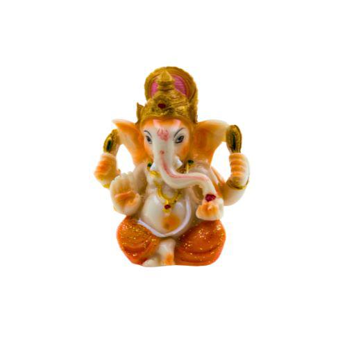 Figura Ganesh 8,5cms – Naranja 33444-4A