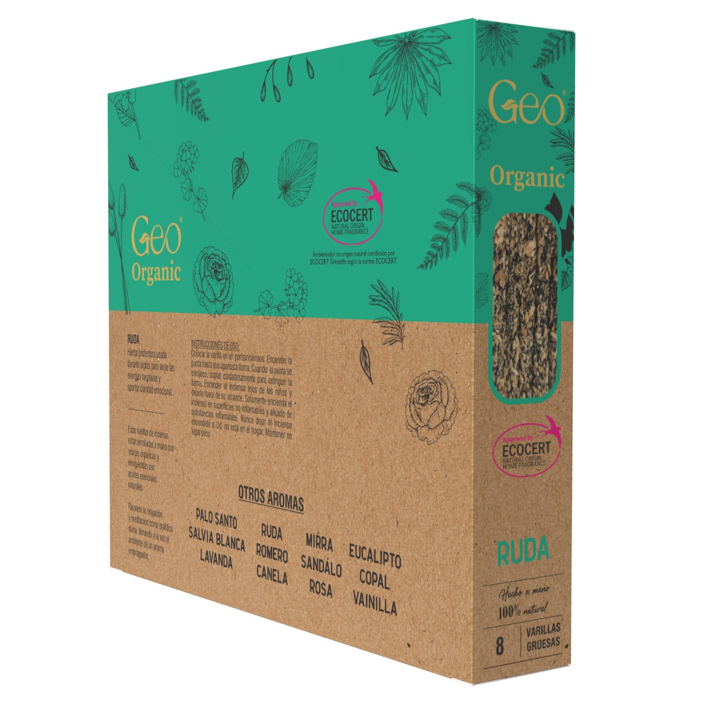 Incienso GEO ORGANIC RUDA 12 Cajas