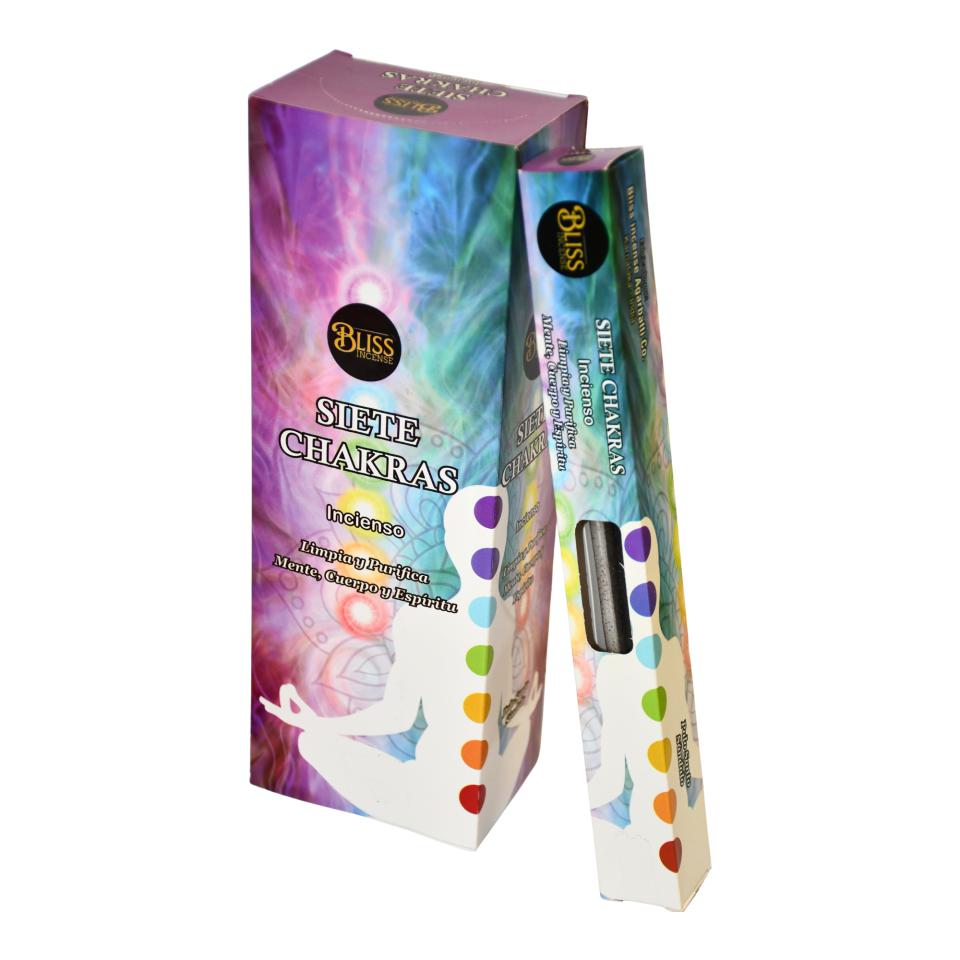 Incienso BLISS 7 Chakras Pack 6 cajas