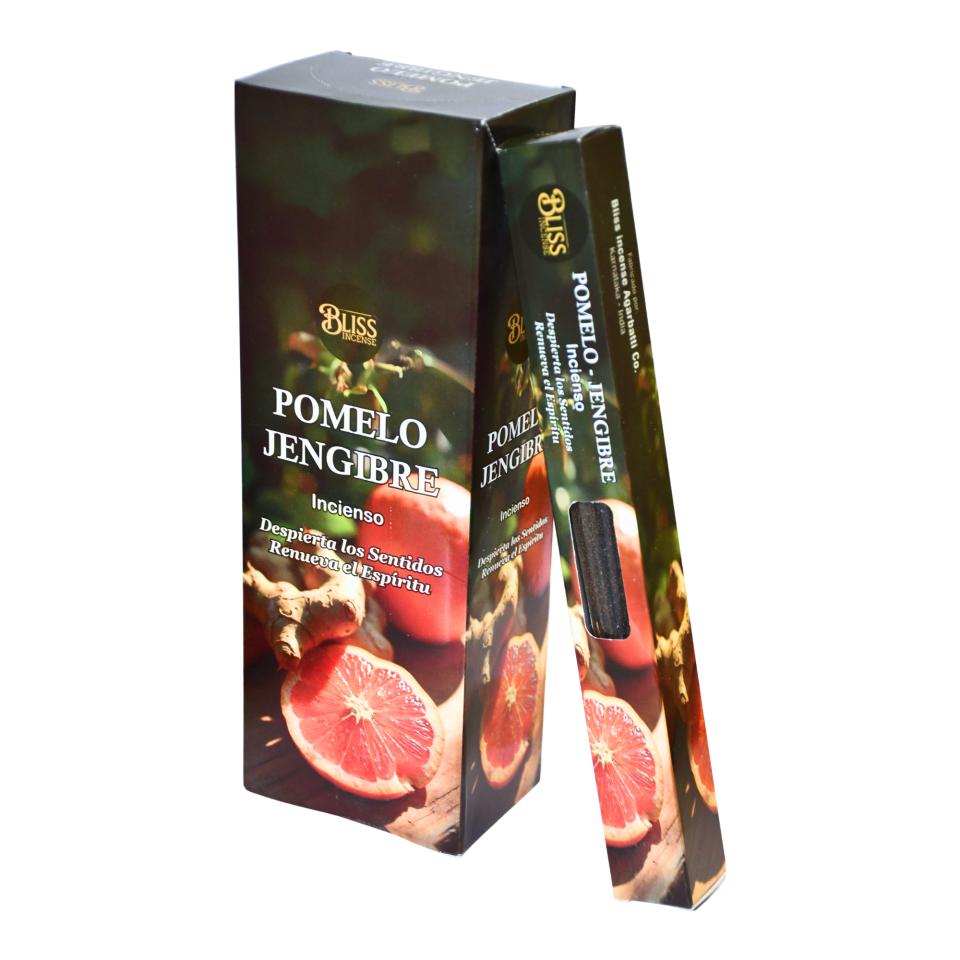 Incienso BLISS Pomelo - Jengibre Pack 6 cajas